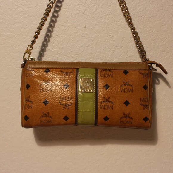 MCM Handbags - MCM VISETOS SHOULDER BAG COGNAC